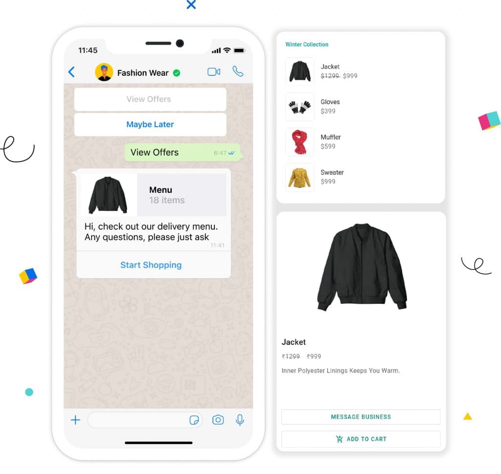 Interactive WhatsApp Button