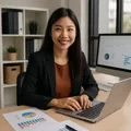 Female Singaporean Digital Manager