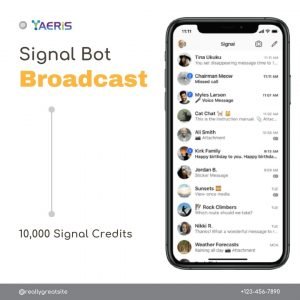 signal bot broadcast 10000 credits