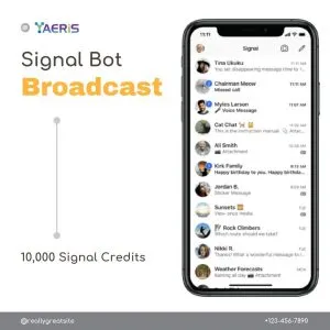 signal bot broadcast 10000 credits