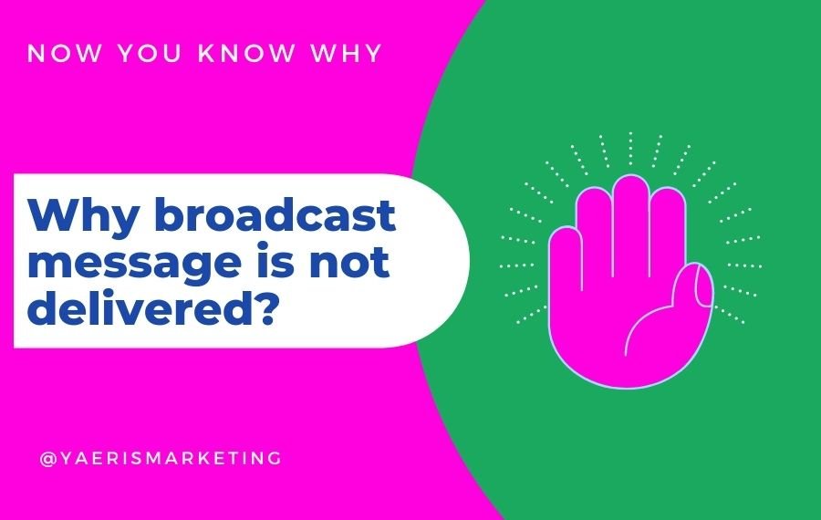 Why broadcast message is not delivered?