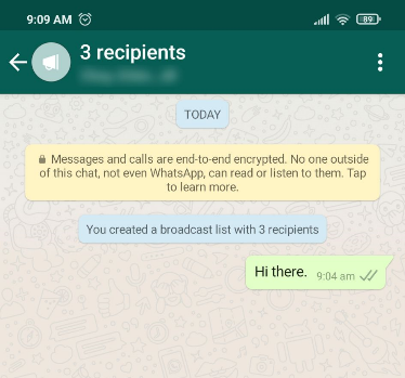 whatsapp group example