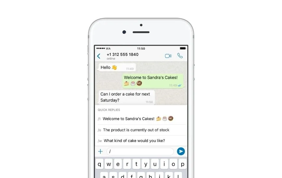 whatsapp customer service