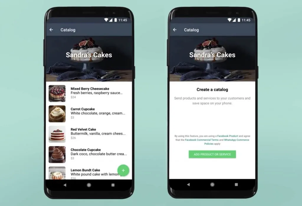 whatsapp store