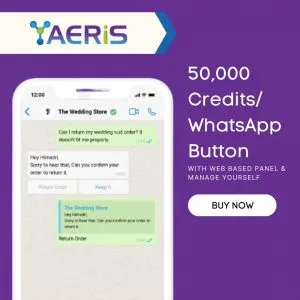 50000 whatsapp button credits
