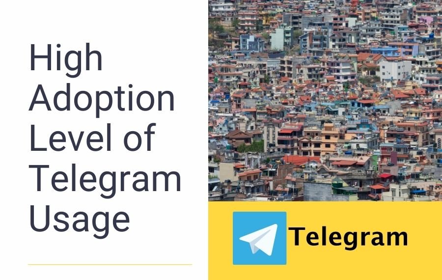 High Adoption Level of Telegram Usage