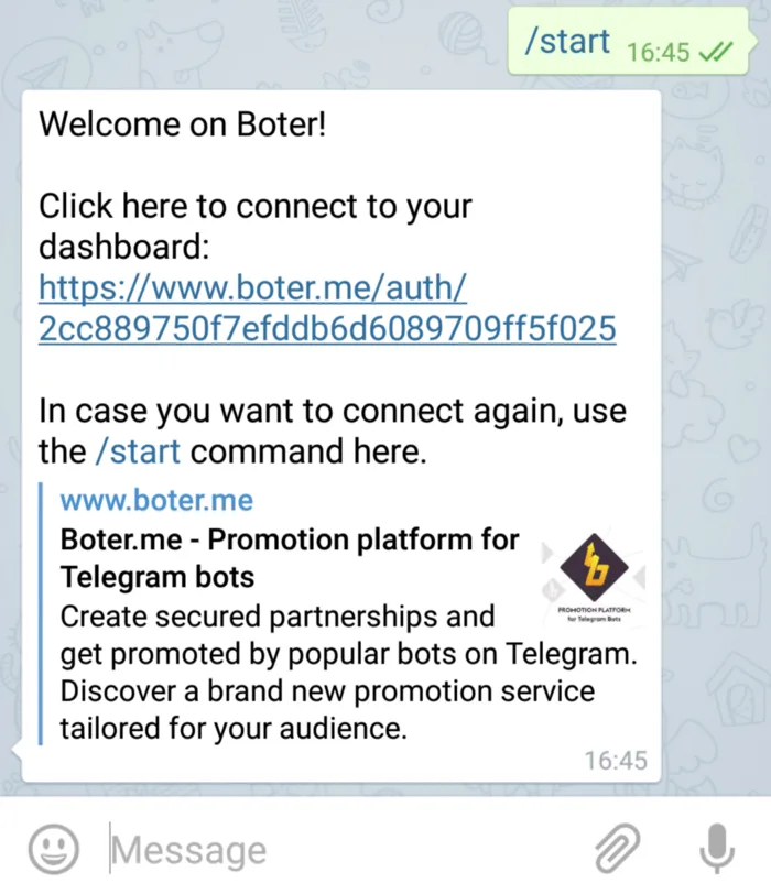 bot di telegram spammer bot