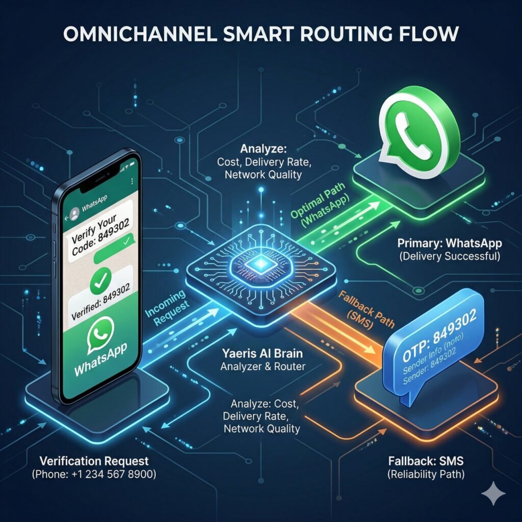 Intelligent Omnichannel Fallback & AI Automation
