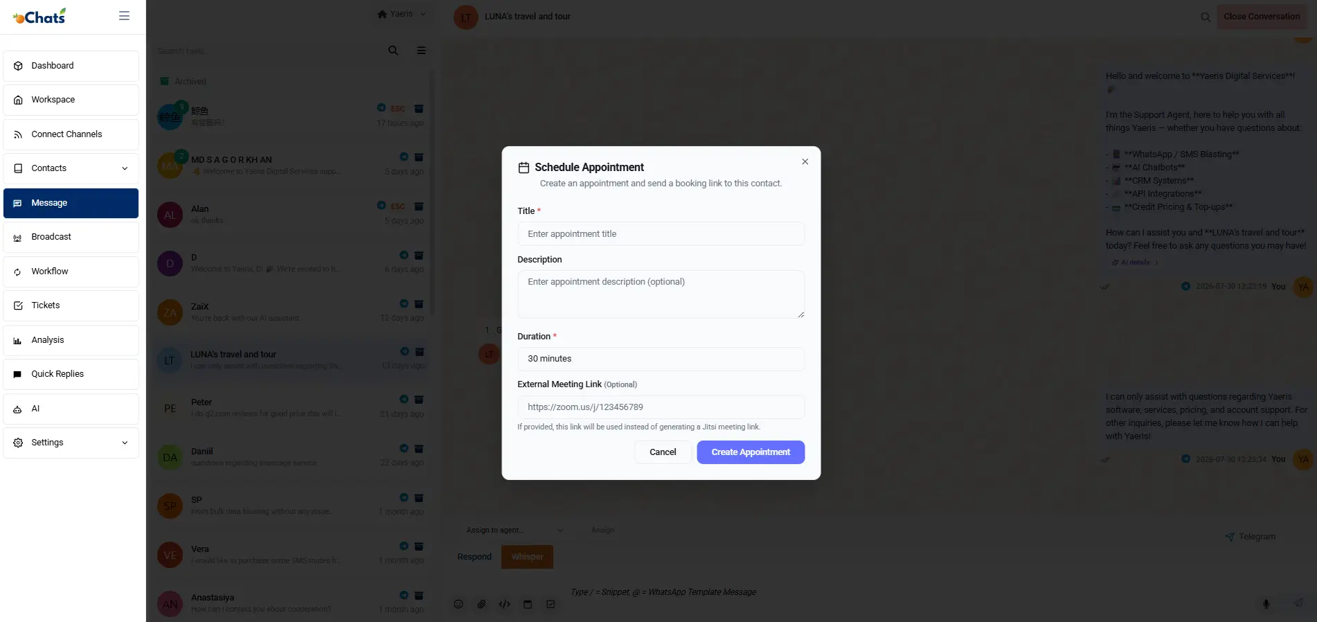 Appointment Booking System